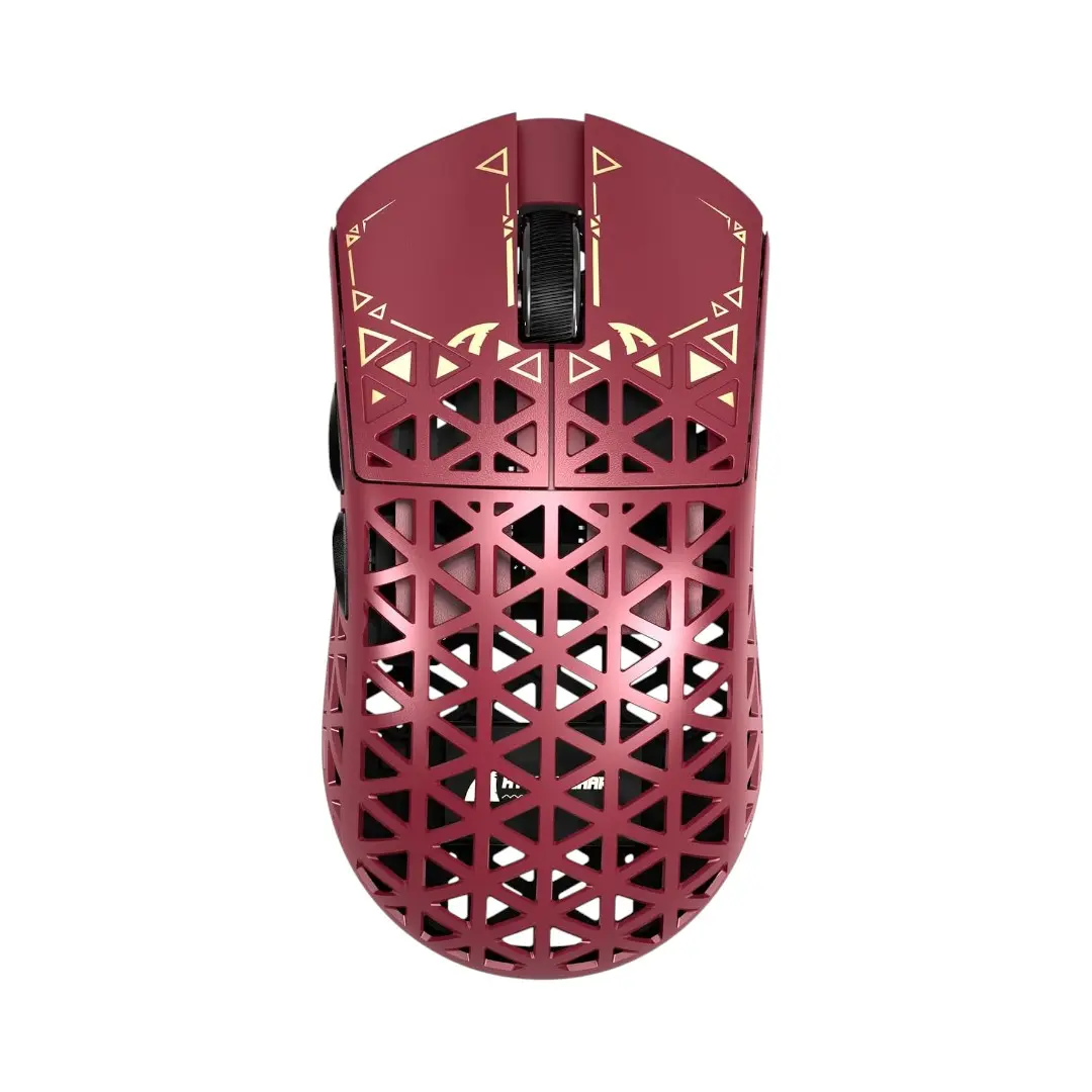ATTACK SHARK R5 ULTRA Carbon Fiber Wireless 8K PAW3950MAX Gaming Mouse - Color: Red