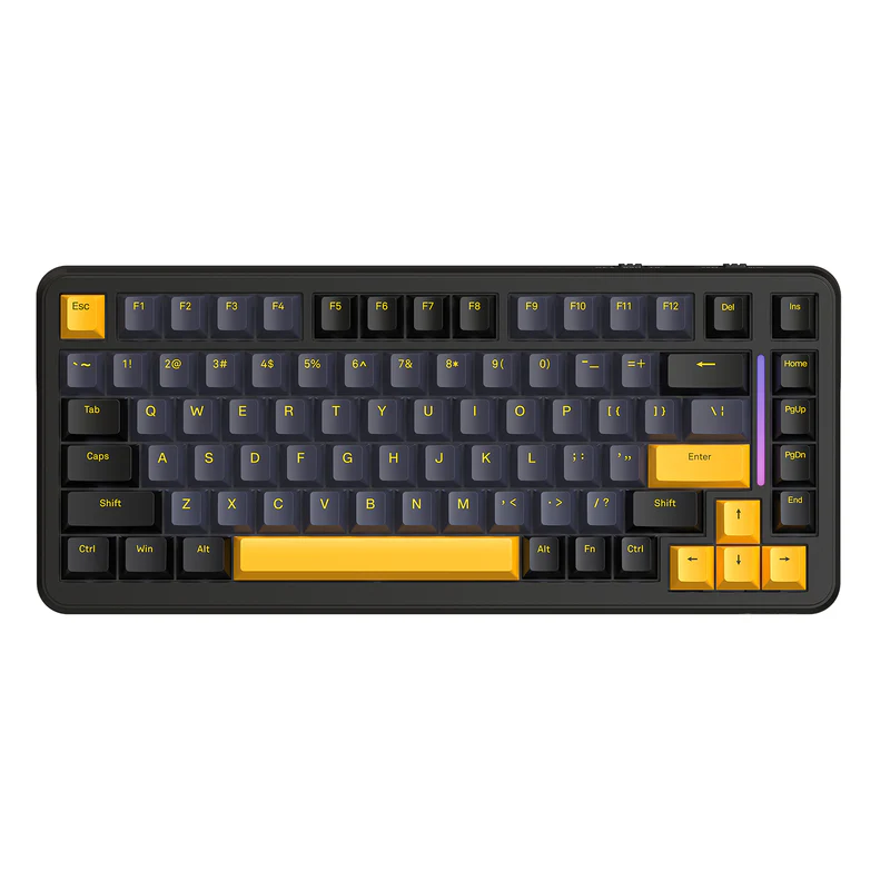 ATTACK SHARK M86 Tri-mode Gasket Mechanical Keyboard - Color: Black
