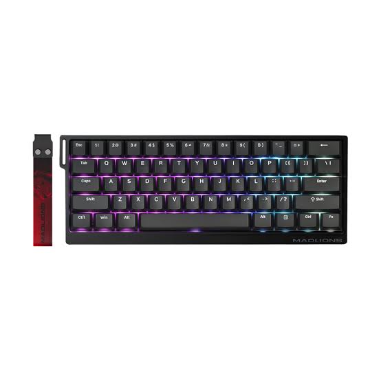Madlion MAD60 HE RGB Gaming Keyboard - Color: Black