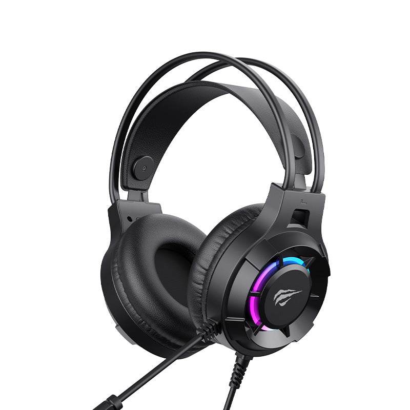 HAVIT H2049d Gaming Headset RGB, 50mm - Color: Black