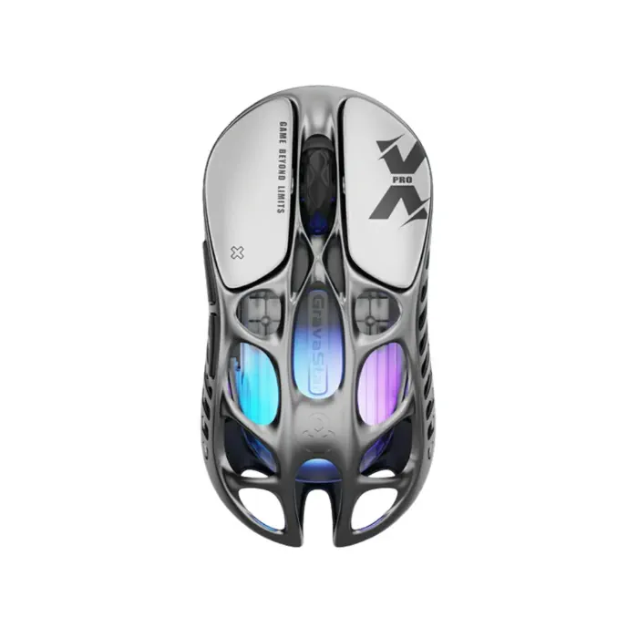 GravaStar Mercury X Pro Wireless Gaming Mouse - Color: Silver