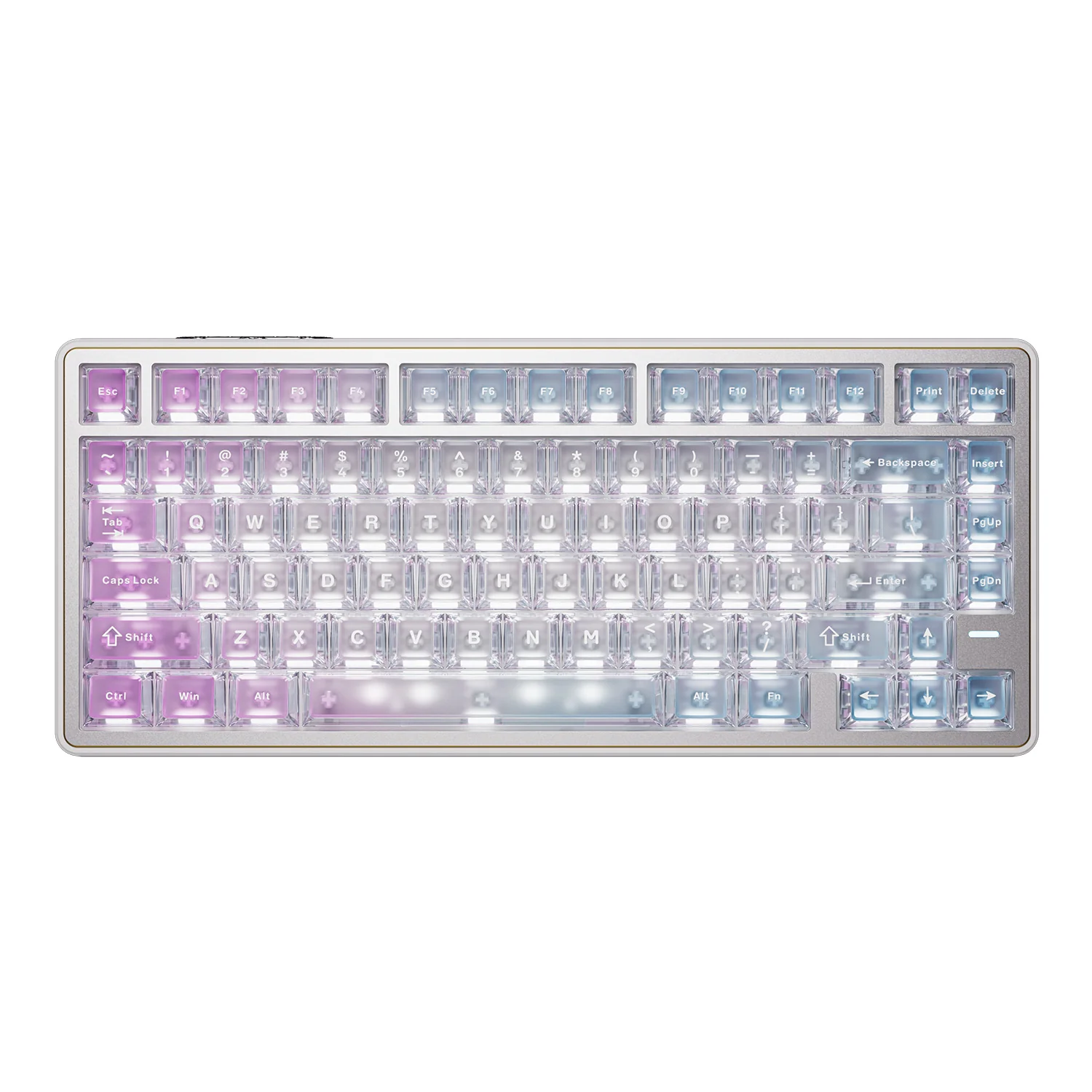 VGN Neon Super Competitive Edition Wireless Magnetic Switch Keyboard - Color: White
