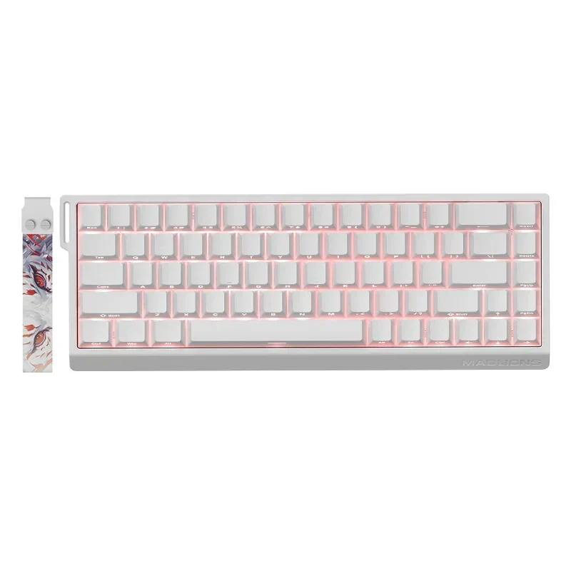 Madlions MAD68 HE RGB Gaming Keyboard - Color: White