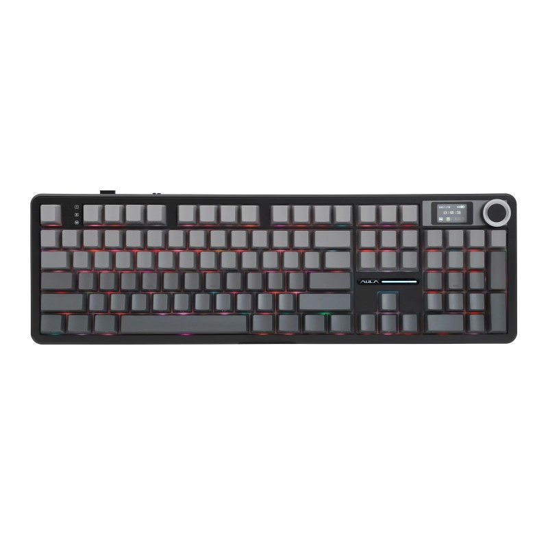 AULA F108 Wireless Mechanical Keyboard – Full-Size RGB Gaming Keyboard