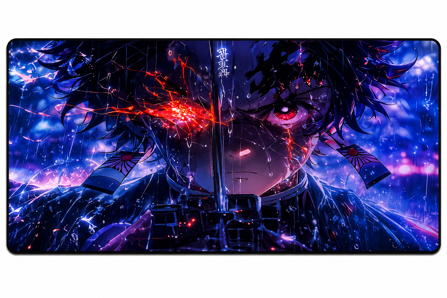 Dark Crimson Eye Anime Gaming Mouse Pad