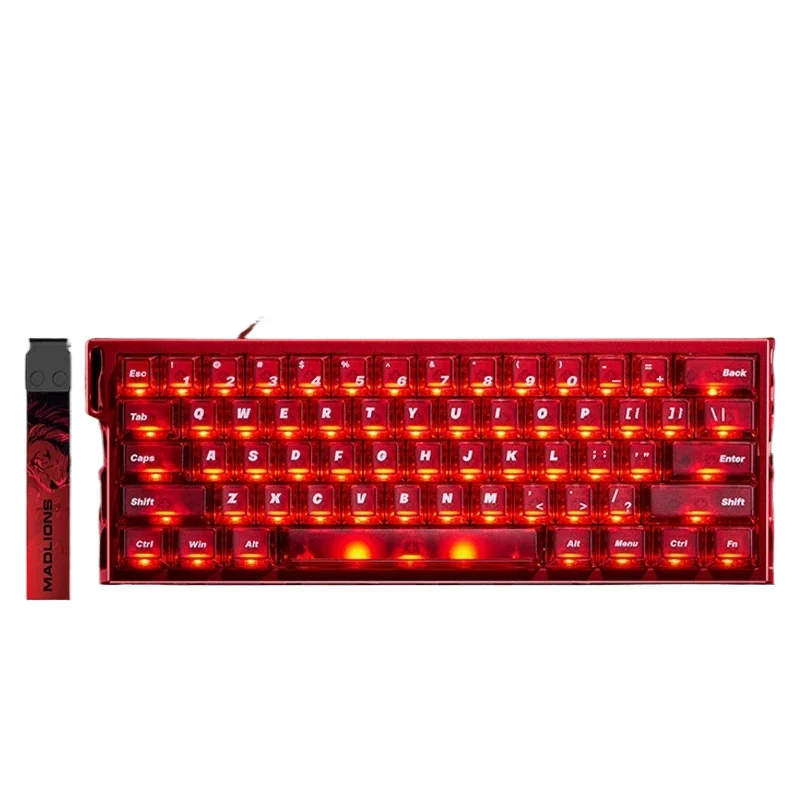 MAD Light 60 HE Red CNC Full Aluminum Keyboard